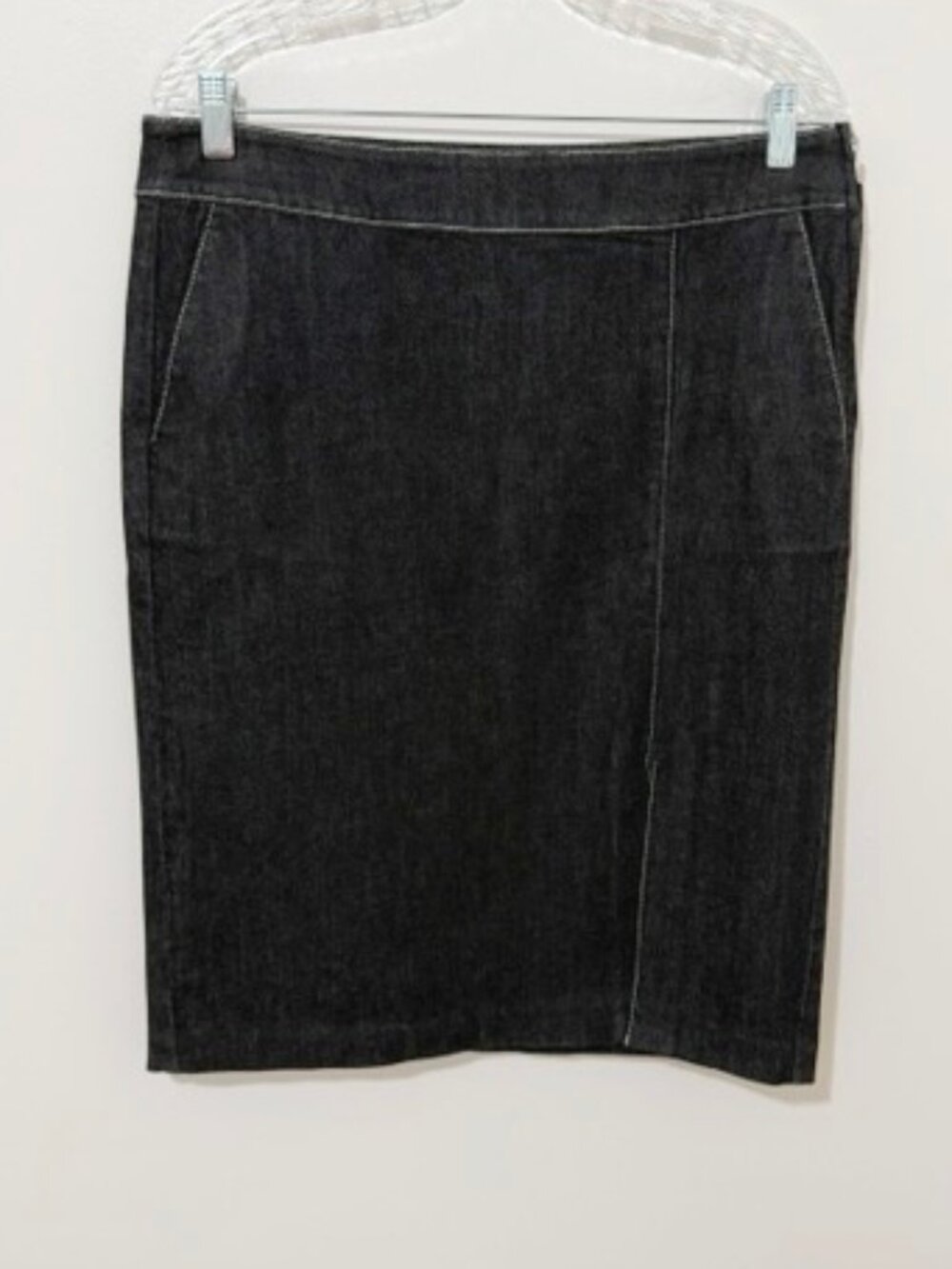 Lauren Ralph Lauren Black Denim Pencil Skirt Women's Size 10
